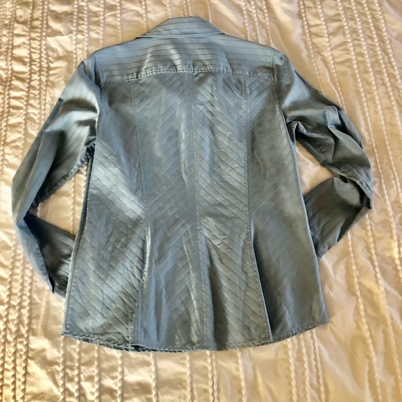 Ann Taylor cotton button down collar shirt - Picture 5 of 7